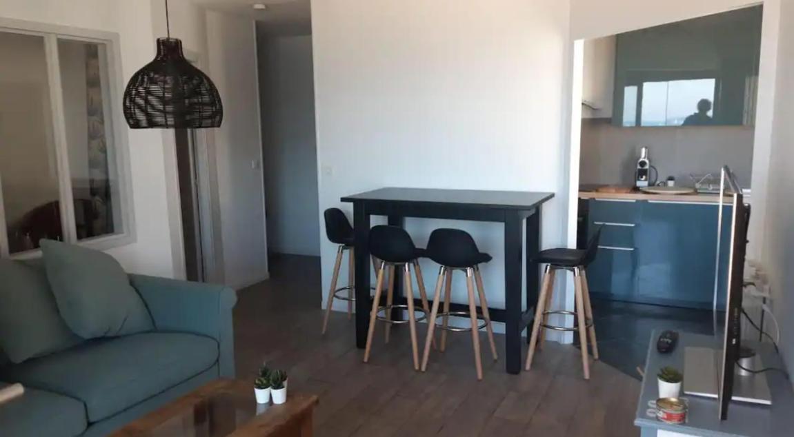 Splendide T2 Face A La Mer, Terrasse, Wifi Hendaye Dış mekan fotoğraf
